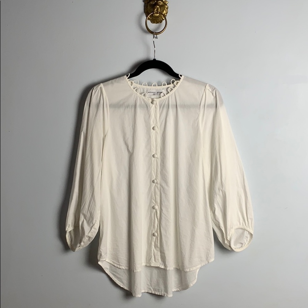 APIECE APART ballon sleeve blouse